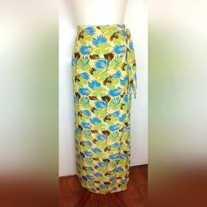VINTAGE FLAX WRAP SKIRT